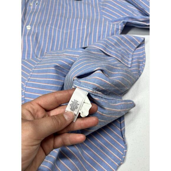 Bonobos Mens Button Down Cotton Casual Dress Shirt Size L Long - Picture 5 of 6